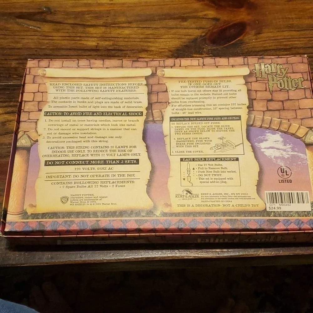 Harry Potter 10 Light Set 1 Box by Kurt Adler